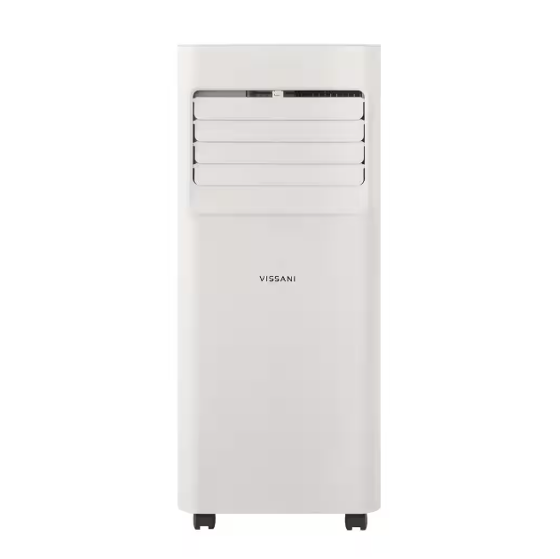 Vissani 5,000 BTU 115-Volt Portable Air Conditioner for 150 sq. ft. Rooms with Dehumidifier and Remote in White