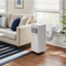 Vissani 5,000 BTU 115-Volt Portable Air Conditioner for 150 sq. ft. Rooms with Dehumidifier and Remote in White