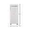 Vissani 5,000 BTU 115-Volt Portable Air Conditioner for 150 sq. ft. Rooms with Dehumidifier and Remote in White