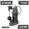 Everbilt 1/2 HP Aluminum Submersible Sump Pump Vertical Switch