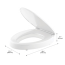 Kohler Border Elevated Quiet-close Elongated Toilet Seat