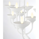 Minka Lavery Ryton 8 -Light Matte White Steel Chandelier