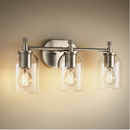 Kohler Orime Three-light Flared Glass Shade Wall Sconce