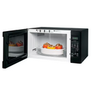 GE 2.0 cu. ft. 1200-Watt Countertop Microwave in Black with One Touch Cooking