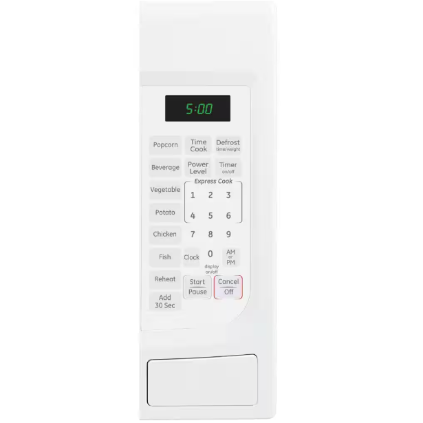 GE 1.4 cu. ft. 1100-Watt Countertop Microwave in White