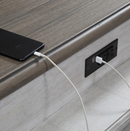 Haylee 68'' Console Bar Table w/ USB Charging Ports (Local Pickup Only)