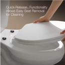 KOHLER Cachet Round Antimicrobial, Soft Close Toilet Seat in White