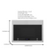 Haier 24 in. 1.4 cu. ft. Over the Range Microwave in Stainless Steel