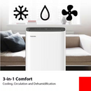 Toshiba Portable Air Conditioner 6,000 BTU (10,000 BTU ASHRAE) 115-Volt Smart Wi-Fi Portable Air Conditioner for upto 250 sq. ft