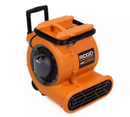 RIDGID 1625 CFM 3-Speed, Portable AM2560 Air Mover Blower Fan with Collapsible Handle, Rear Wheels, Water Damage Restoration