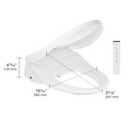 Kohler PureWash E825 Bidet Elongated Toilet Seat with Remote Control