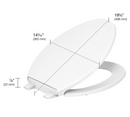 Kohler Layne Quick Release Elongated Toilet Seat