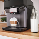 Bosch 500 Series Fully Automatic Espresso and Coffee Machine, Dark Silver TPU40508