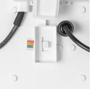 Commercial Electric 80 /110 CFM Ceiling/Wall Mount Roomside Installation Round Bathroom Exhaust Fan with LED,Night Light and Humidity Sensor