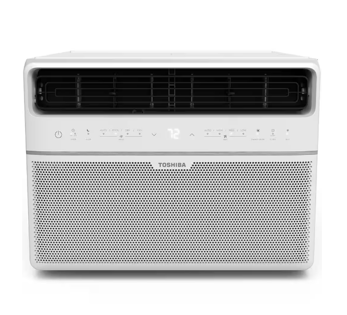 Toshiba 12,000 BTU 115-Volt Smart Wi-Fi Touch Control Window Air Conditioner with Remote for upto 550 sq. ft.