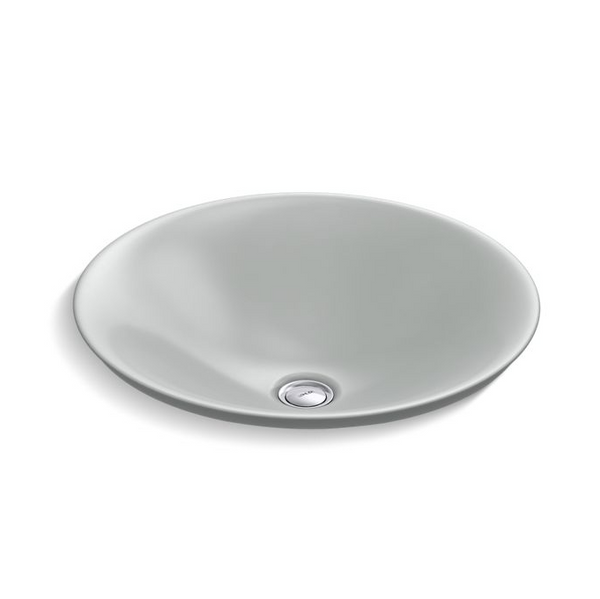 KOHLER K-7806-95 Carillon Round Wading Pool Vessel Bathroom Sink, White