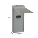 GE PowerMark Gold 200 Amp 10 in. Enclosed Outdoor Circuit Breaker