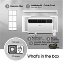 LG 8,000 BTU 115V Window Air Conditioner Cools 350 Sq. Ft. with Dual Inverter, Wi-Fi Enabled and Remote in White (Local Pickup Only)