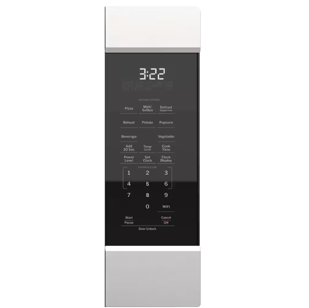 GE 2.2 cu. ft. 1200-Watt Countertop Microwave in Stainless Steel