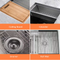 Zero Radius 33 in. Drop-In 50/50 Double Bowl 18 Gauge Stainless Steel Kitchen Sink with Accessories