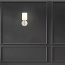 Sconce Home DecoratorsCollectionAyelen 1-Light Brushed Nickel Indoor Wall Sconce, Modern Wall LightStore