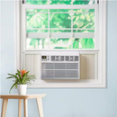 Whirlpool 15,000 BTU 115V Window AC w/ Remote Control for Rooms up to 700 Sq. Ft. LCD Display Auto-Restart Timer White