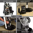 Everbilt 3/4 HP Pro Snap Action Submersible Sump Pump