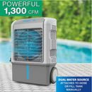 ARCTIC AIR 1300 CFM Portable 3 Speed Outdoor Evaporative Air Cooler