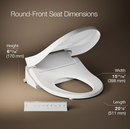 Kohler Purewash E815 Electric Bidet Seat for Round Toilet in White 28118-0