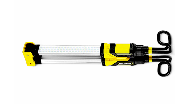 BRAUN 2000 Lumen Universal Foldable Underhood Light with Rechargeable Battery, 11-Hour Runtime,360° Adjustable