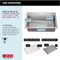 Delta Emery Stainless Steel 30 in. Single Bowl Undermount/Drop-In Workstation Kitchen Sink with Accessories