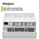 Whirlpool 15,000 BTU 115V Window AC w/ Remote Control for Rooms up to 700 Sq. Ft. LCD Display Auto-Restart Timer White