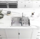 Glacier Bay 33 in. Drop-In 60/40 Double Bowl 18 Gauge Stainless Steel Kitchen Sink, No Faucet, No Installtion Kit (Local Pick up Only)