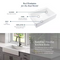 SINKOLOGY Josephine 26 in. 3-Hole Quick-Fit Farmhouse Apron Front Drop-in Single Bowl Crisp White Fireclay Kitchen Sink