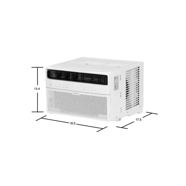 Toshiba 8,000 BTU 115-Volt Smart Wi-Fi Touch Control Window Air Conditioner with Remote for upto 350 sq. Ft.