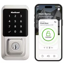 Kwikset HALO Satin Nickel Single-Cylinder Keypad Electronic Smart Lock Deadbolt Featuring SmartKey, Touchscreen and WiFi