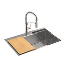 Kohler Provo 33" Dual Mount Single-bowl Workstation Kitchen Sink Kit