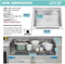 Attop Handmade Stainless steel 28 in. Single Bowl Top Mount Scratch-Resistant Nano Drop-in Kitchen Sink With Bottom Grid