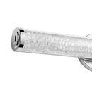 Home Decorators Collection Sibley 24 in. 1-Light Chrome LED Dimmable Bathroom Vanity Light Bar with Clear Glass and Clear Crystals, Bulb Included