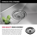 Delta Emery Stainless Steel 30 in. Single Bowl Undermount/Drop-In Workstation Kitchen Sink with Accessories