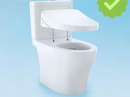 TOTO KS5 Washlet Electric Bidet Seat for Elongated Toilets with Warm Water Wash and Remote Control in Cotton White