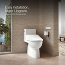 Kohler 30970-0 PureWash E875 Elongated Bidet Toilet Seat With Remote Control