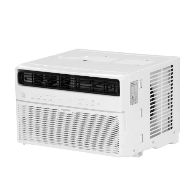 Toshiba 8,000 BTU 115-Volt Smart Wi-Fi Touch Control Window Air Conditioner with Remote for upto 350 sq. Ft.