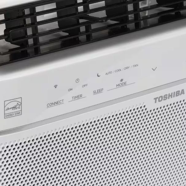 Toshiba 12,000 BTU 115-Volt Smart Wi-Fi Touch Control Window Air Conditioner with Remote for upto 550 sq. ft.