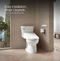 Kohler Purewash E815 Electric Bidet Seat for Round Toilet in White 28118-0