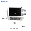 WhisperCeiling 290 CFM Ceiling Surface Mount Bathroom Exhaust Fan, ENERGY STAR