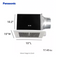 WhisperCeiling 290 CFM Ceiling Surface Mount Bathroom Exhaust Fan, ENERGY STAR