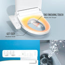 Soft night light on TOTO Washlet KC2 bidet toilet seat