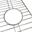 Stainless steel sink grid rack protects sink bottom from scratches