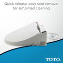 TOTO A200 SoftClose bidet toilet seat with quiet closing lid